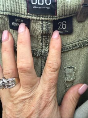Urban Outfitters Silver Multi-Band Ring with Clear Accents